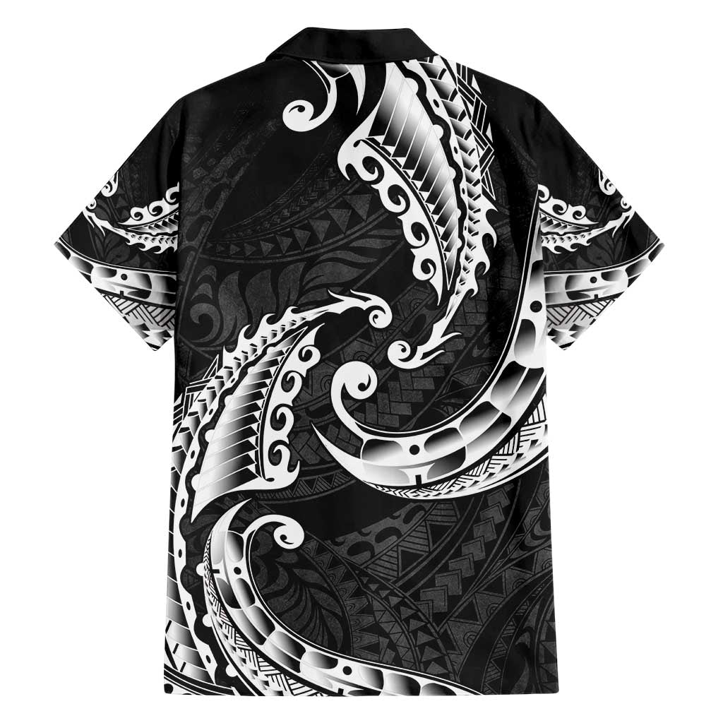 AAPI Heritage Month Family Matching Short Sleeve Bodycon Dress and Hawaiian Shirt American Samoa Polynesian Tribal Wave LT05 - Polynesian Pride