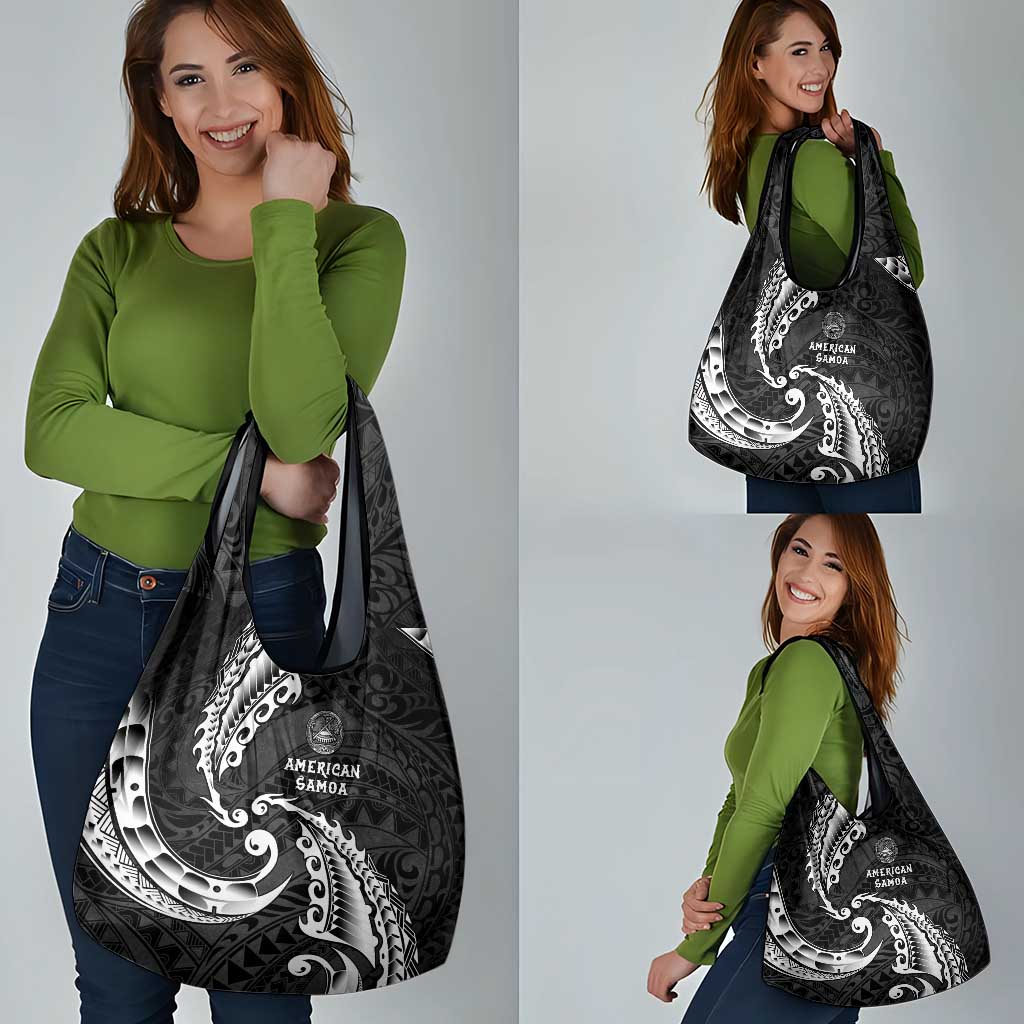 AAPI Heritage Month Grocery Bag American Samoa Polynesian Tribal Wave
