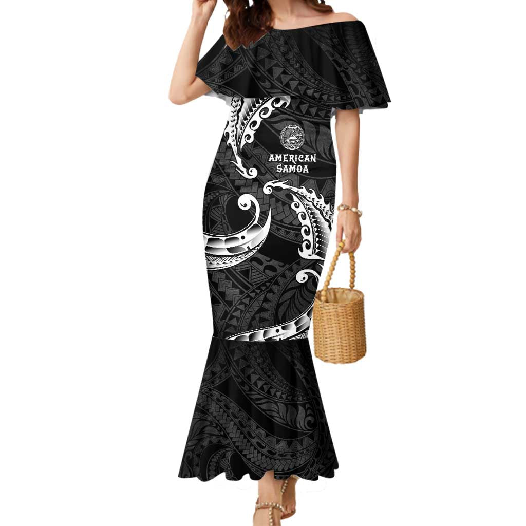 AAPI Heritage Month Mermaid Dress American Samoa Polynesian Tribal Wave