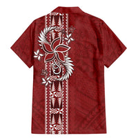 Tonga Language Week Family Matching Mermaid Dress and Hawaiian Shirt Malo e Lelei Kupesi Ngatu Pattern LT05 - Polynesian Pride