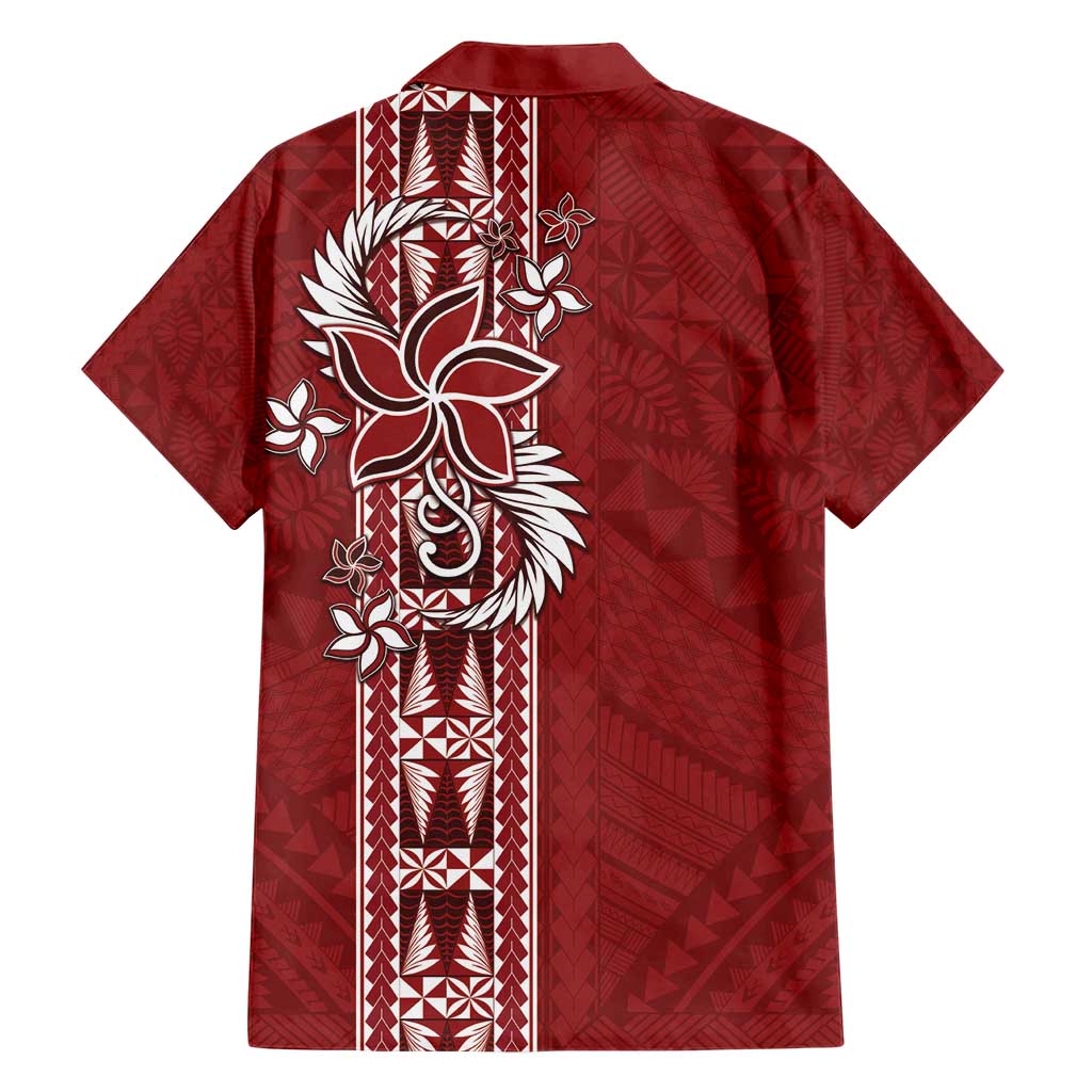 Tonga Language Week Family Matching Short Sleeve Bodycon Dress and Hawaiian Shirt Malo e Lelei Kupesi Ngatu Pattern LT05 - Polynesian Pride