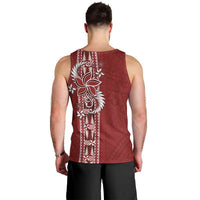 Tonga Language Week Men Tank Top Malo e Lelei Kupesi Ngatu Pattern