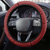 Tonga Language Week Steering Wheel Cover Malo e Lelei Kupesi Ngatu Pattern
