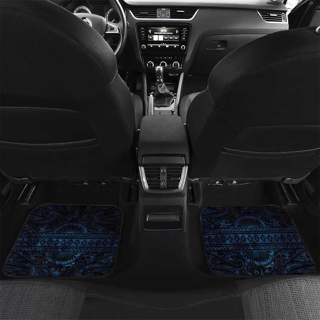 Aotearoa New Zealand Octopus Car Mats Silver Fern Maori Pattern