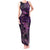 Aotearoa New Zealand Crocodile Tank Maxi Dress Silver Fern Maori Pattern