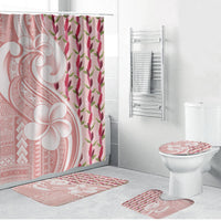 Samoa Teuila Bathroom Set Pink Samoan Siapo Motifs