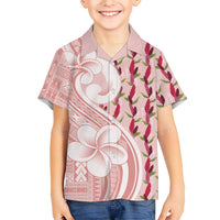 Samoa Teuila Family Matching Mermaid Dress and Hawaiian Shirt Pink Samoan Siapo Motifs