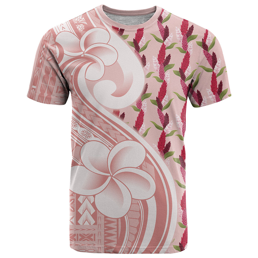 Samoa Teuila T Shirt Pink Samoan Siapo Motifs LT05 Pink - Polynesian Pride