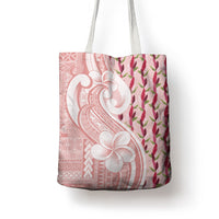 Samoa Teuila Tote Bag Pink Samoan Siapo Motifs