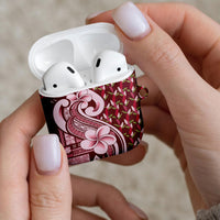 Samoa Teuila AirPods Case Maroon Samoan Siapo Motifs