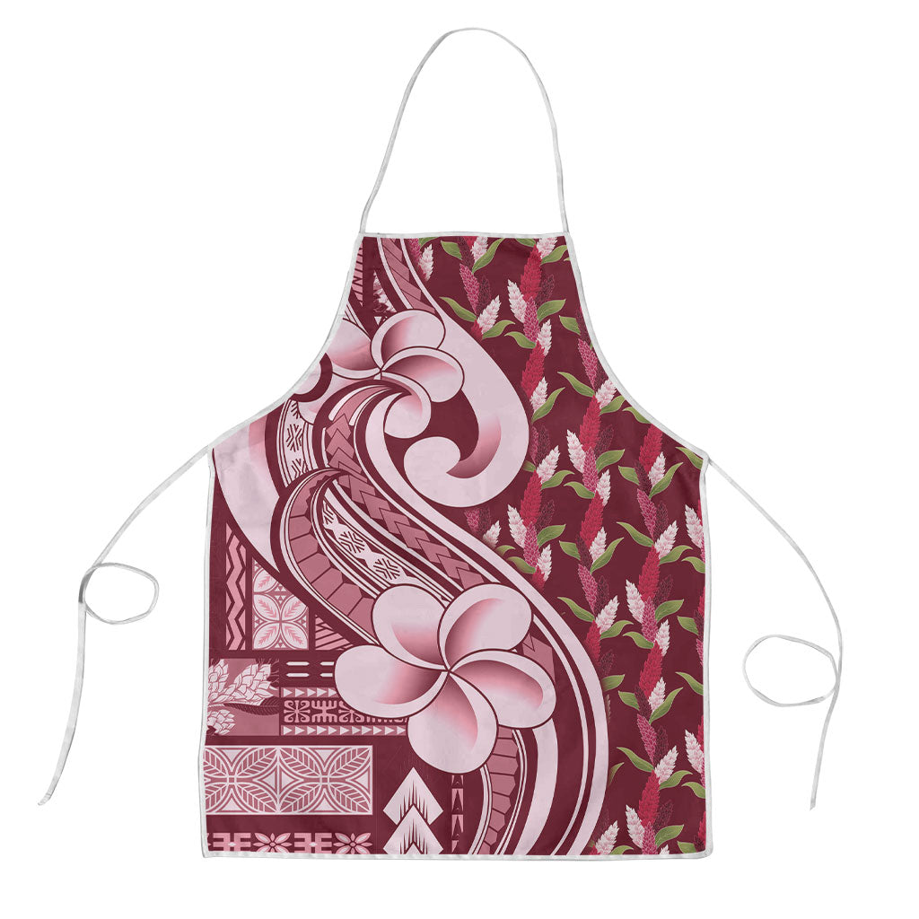 Samoa Teuila Apron Maroon Samoan Siapo Motifs