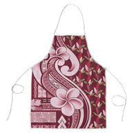 Samoa Teuila Apron Maroon Samoan Siapo Motifs