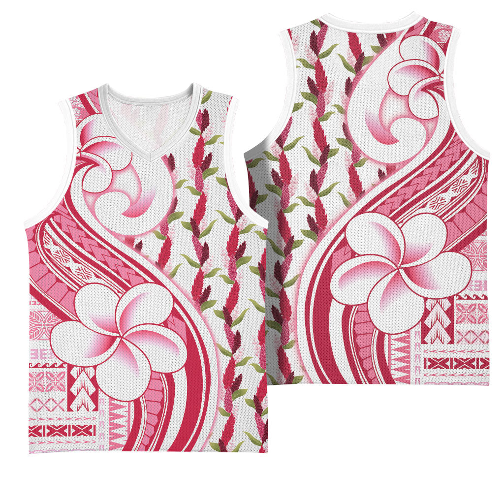 Samoa Teuila Basketball Jersey White Samoan Siapo Motifs LT05 - Polynesian Pride