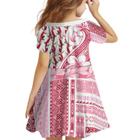 Samoa Teuila Family Matching Long Sleeve Bodycon Dress and Hawaiian Shirt White Samoan Siapo Motifs