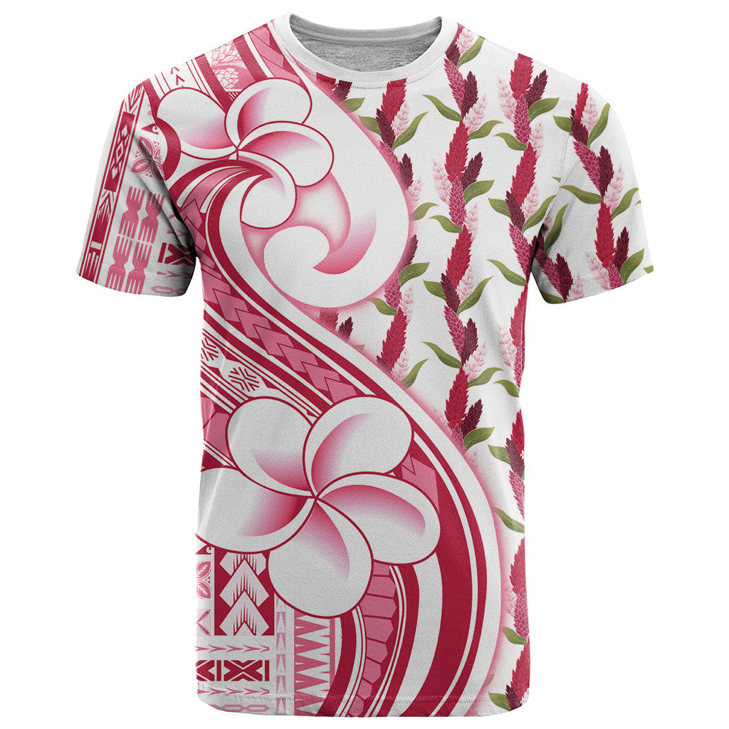 Samoa Teuila T Shirt White Samoan Siapo Motifs LT05 White - Polynesian Pride