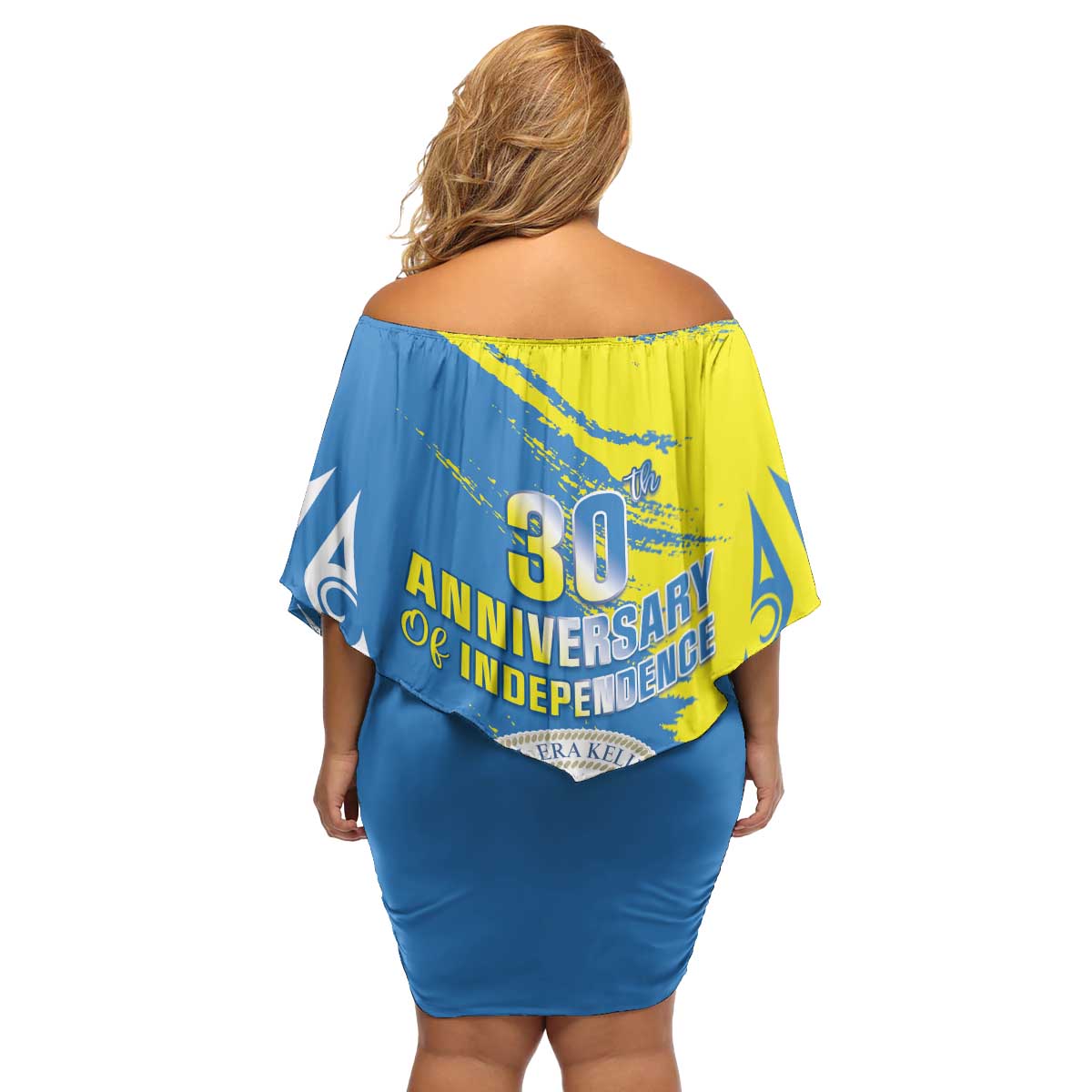 Palau Independence Day Family Matching Off Shoulder Short Dress and Hawaiian Shirt Happy 30th Anniversary LT05 - Polynesian Pride