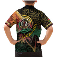 Vanuatu Espiritu Santo Island Family Matching Mermaid Dress and Hawaiian Shirt Beach Landscape LT05 - Polynesian Pride