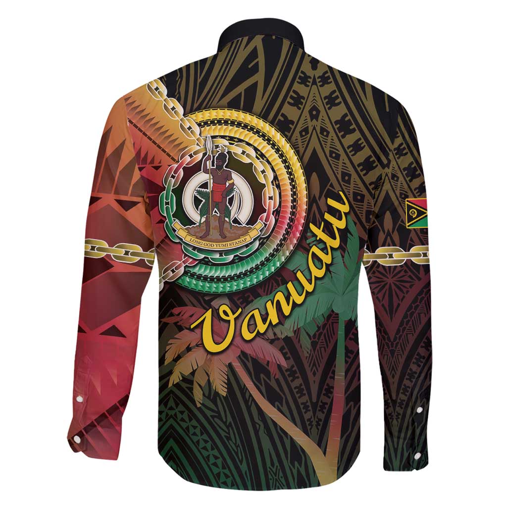 Vanuatu Espiritu Santo Island Family Matching Mermaid Dress and Hawaiian Shirt Beach Landscape LT05 - Polynesian Pride