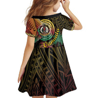 Vanuatu Espiritu Santo Island Family Matching Summer Maxi Dress and Hawaiian Shirt Beach Landscape LT05 - Polynesian Pride