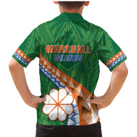 Personalised Marshall Islands Kwajalein Atoll Family Matching Mermaid Dress and Hawaiian Shirt Polynesian Tribal Tattoo LT05 - Polynesian Pride