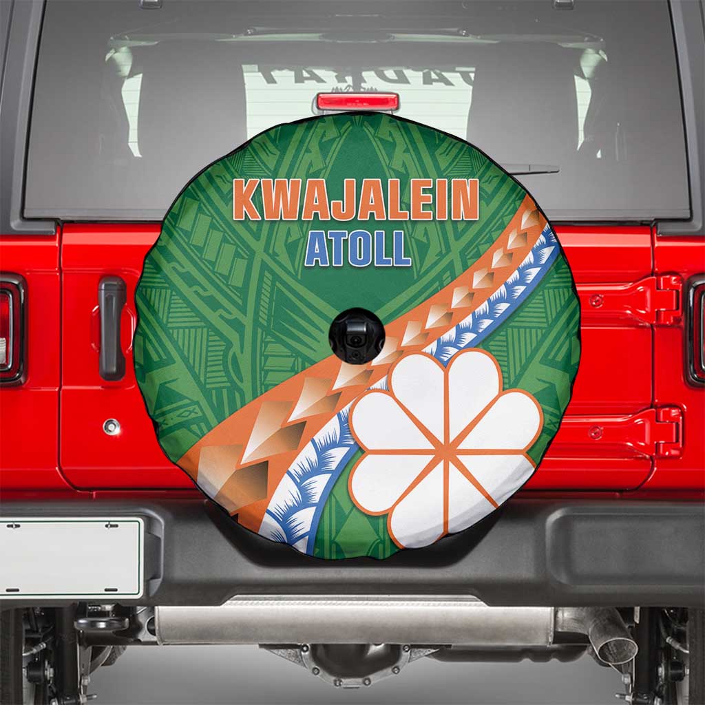 Marshall Islands Kwajalein Atoll Spare Tire Cover Polynesian Tribal Tattoo