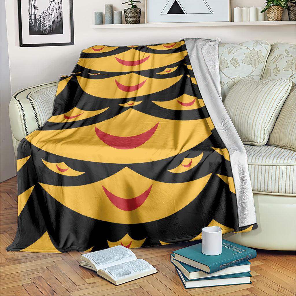Hawaii Ahu Ula Inspired Blanket Black Version