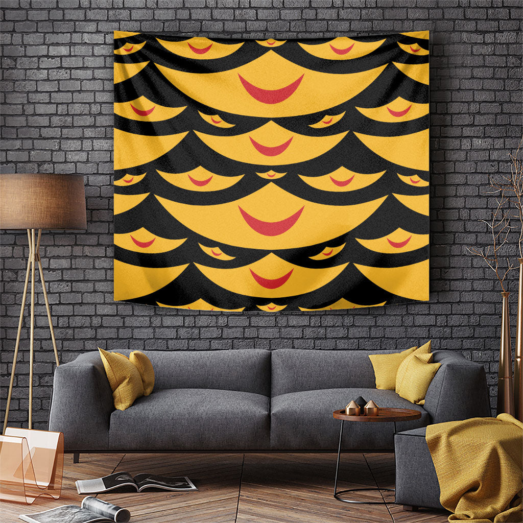 Hawaii Ahu Ula Inspired Tapestry Black Version