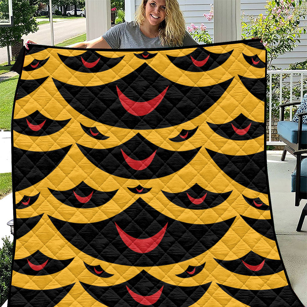 Hawaii Ahu Ula Inspired Quilt Yellow Version