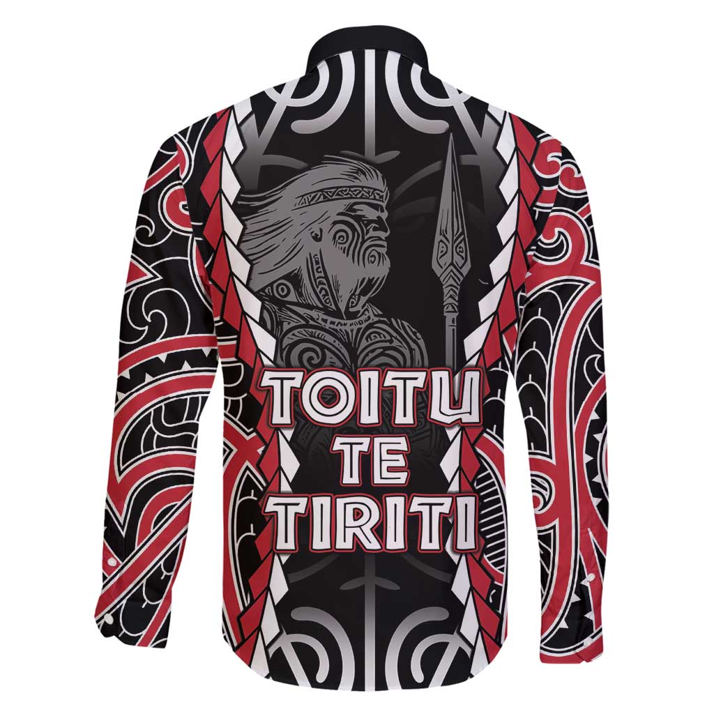 Aotearoa Waitangi Day Family Matching Summer Maxi Dress and Hawaiian Shirt Maori Warrior Tribal Tattoo LT05 - Polynesian Pride