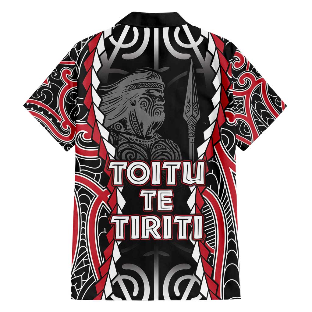 Aotearoa Waitangi Day Family Matching Tank Maxi Dress and Hawaiian Shirt Maori Warrior Tribal Tattoo LT05 - Polynesian Pride