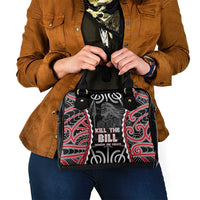 Aotearoa Waitangi Day Shoulder Handbag Maori Warrior Tribal Tattoo LT05 - Polynesian Pride