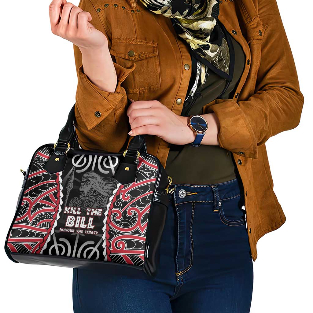 Aotearoa Waitangi Day Shoulder Handbag Maori Warrior Tribal Tattoo LT05 - Polynesian Pride
