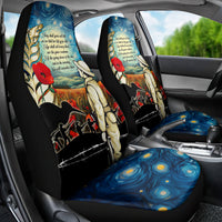 Kei Wareware Tatou New Zealand ANZAC Day Car Seat Cover Starry Night Inspo Style LT05 - Polynesian Pride