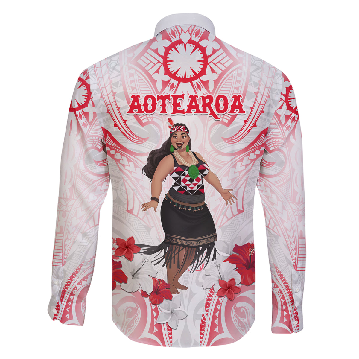New Zealand Women's Day Family Matching Short Sleeve Bodycon Dress and Hawaiian Shirt Maori Wahine Polynesian Pattern LT05 - Polynesian Pride