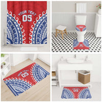 Custom Tuamotu Archipelago Bathroom Set Polynesian Tribal Tattoo