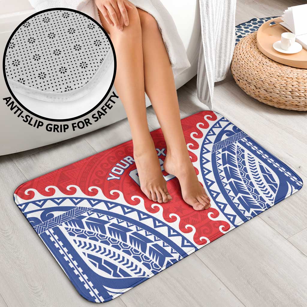 Custom Tuamotu Archipelago Bathroom Set Polynesian Tribal Tattoo