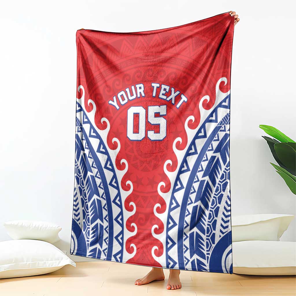 Custom Tuamotu Archipelago Blanket Polynesian Tribal Tattoo