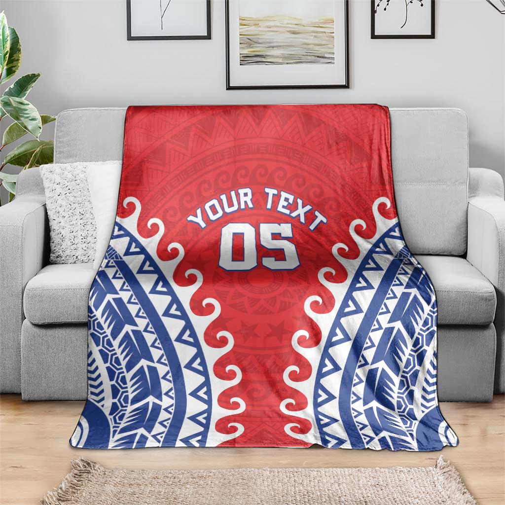 Custom Tuamotu Archipelago Blanket Polynesian Tribal Tattoo