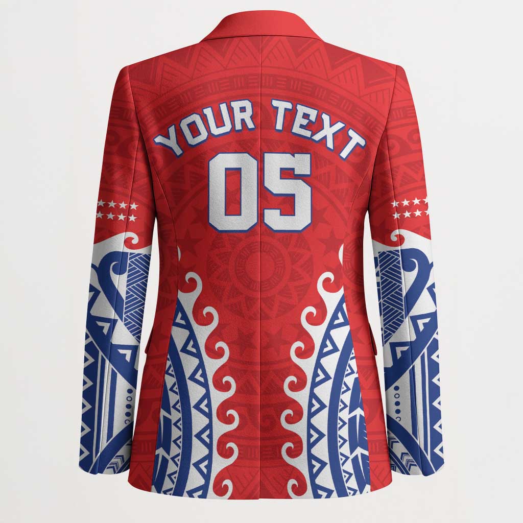 Custom Tuamotu Archipelago Blazer Polynesian Tribal Tattoo