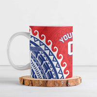 Custom Tuamotu Archipelago Ceramic Mug Polynesian Tribal Tattoo