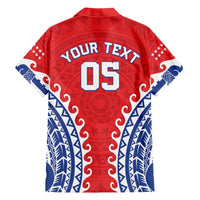 Custom Tuamotu Archipelago Family Matching Puletasi and Hawaiian Shirt Polynesian Tribal Tattoo LT05 - Polynesian Pride