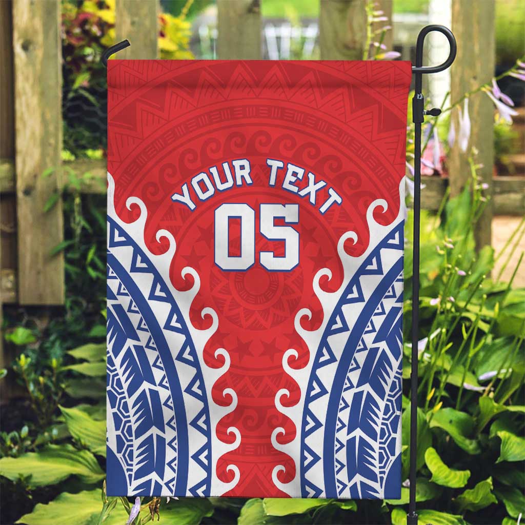 Custom Tuamotu Archipelago Garden Flag Polynesian Tribal Tattoo