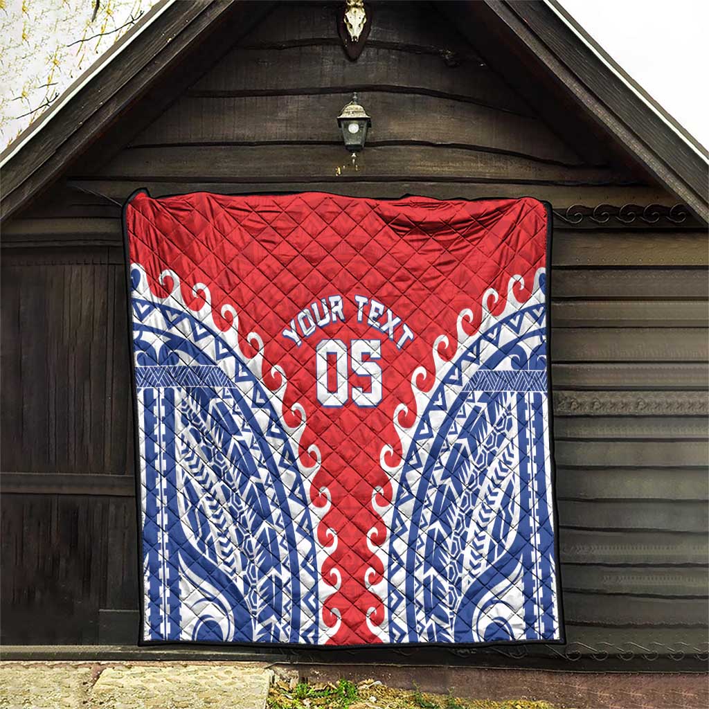 Custom Tuamotu Archipelago Quilt Polynesian Tribal Tattoo