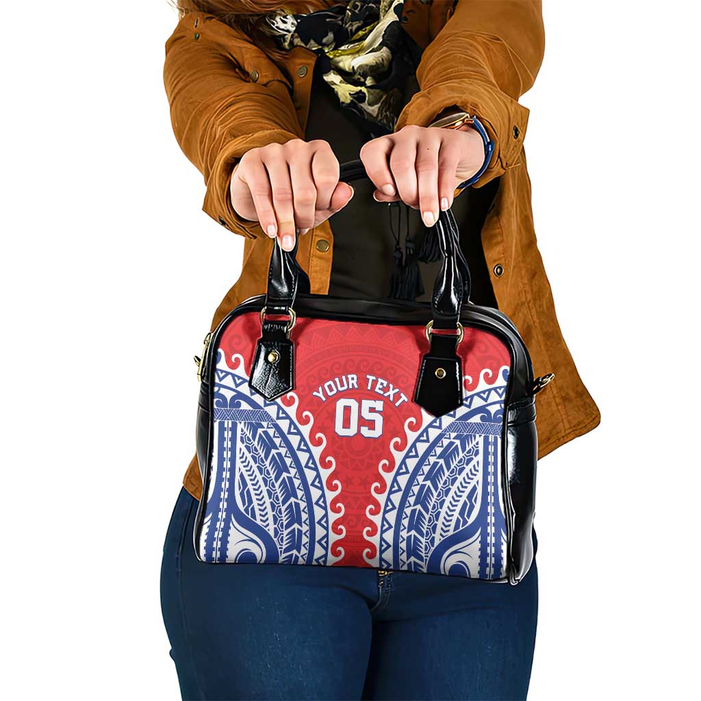 Custom Tuamotu Archipelago Shoulder Handbag Polynesian Tribal Tattoo LT05 One Size Red - Polynesian Pride
