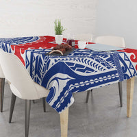 Custom Tuamotu Archipelago Tablecloth Polynesian Tribal Tattoo