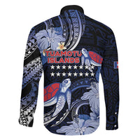 Tuamotu Islands Family Matching Mermaid Dress and Hawaiian Shirt Polynesian Pattern With Turtle LT05 - Polynesian Pride