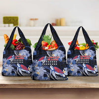 Tuamotu Islands Grocery Bag Polynesian Pattern With Turtle