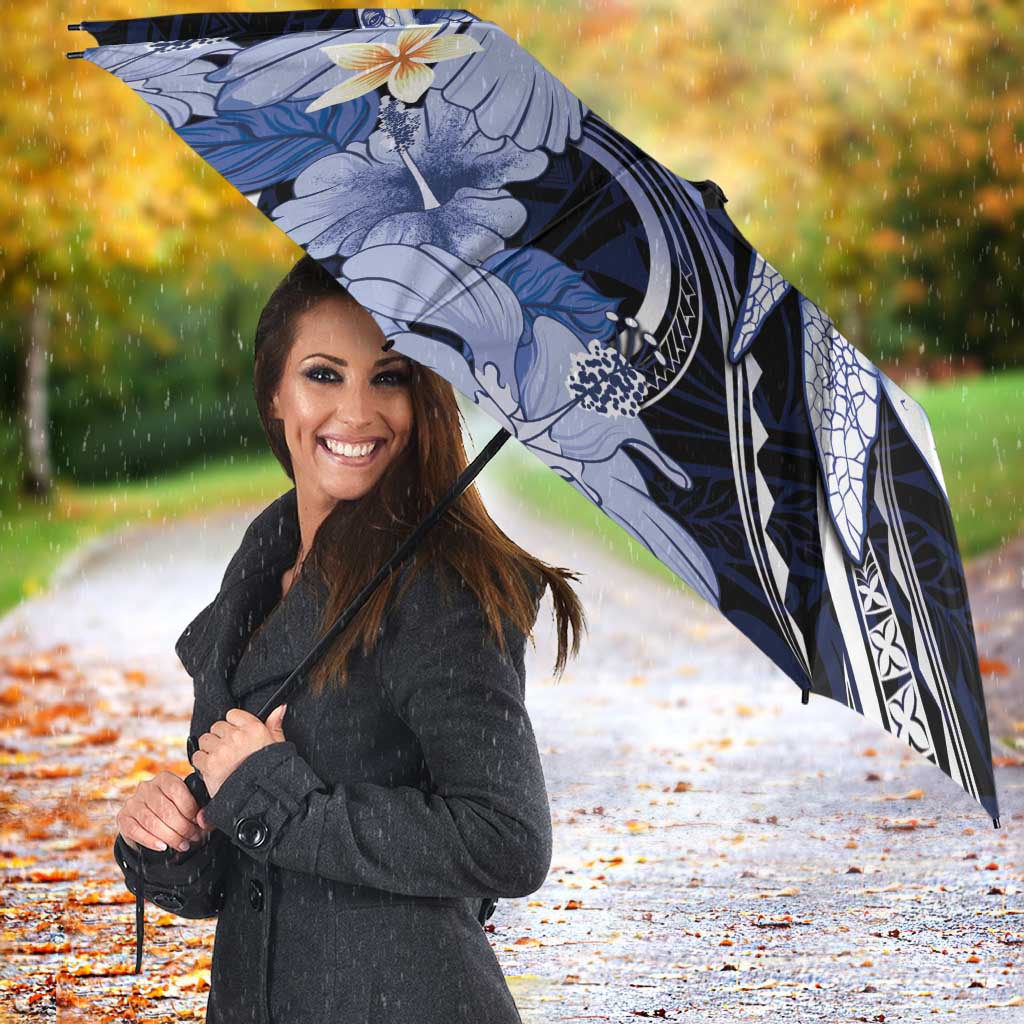 Tuamotu Islands Umbrella Polynesian Pattern With Turtle
