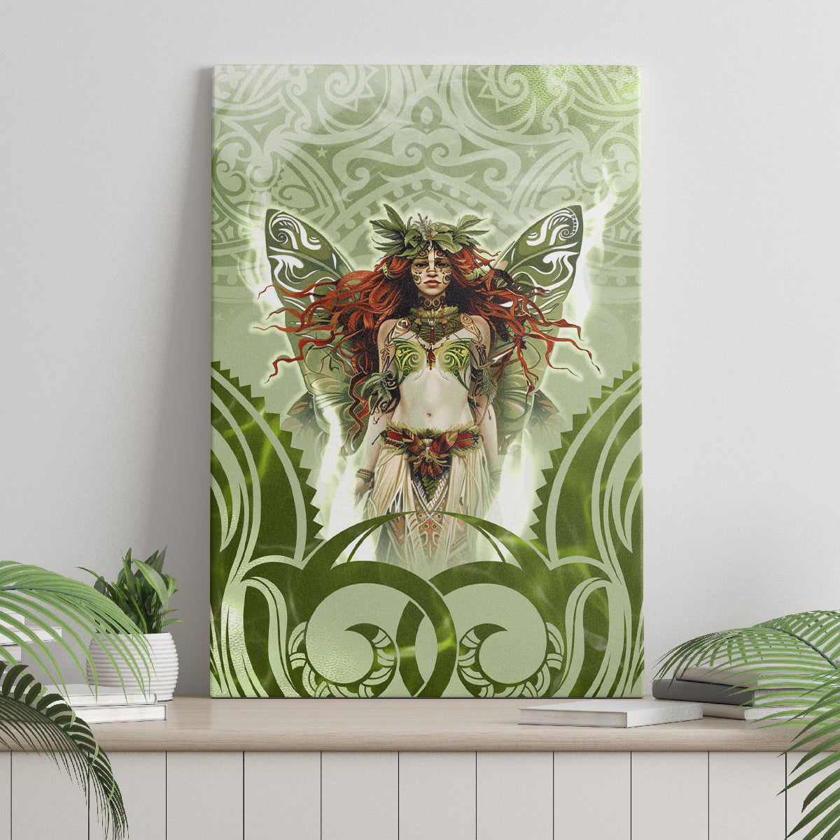 New Zealand Maori Fairy Patupaiarehe Canvas Wall Art Polynesian Style LT05 - Polynesian Pride