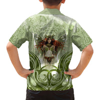 New Zealand Maori Fairy Patupaiarehe Family Matching Summer Maxi Dress and Hawaiian Shirt Polynesian Style LT05 - Polynesian Pride